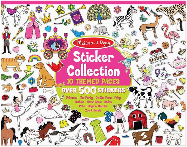 Melissa & Doug ....Sticker Collection ....700 stickers pink