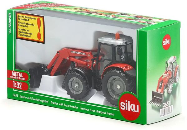 SIKU ..3653 .....MASSEY FERGUSON 894 with front loader fork