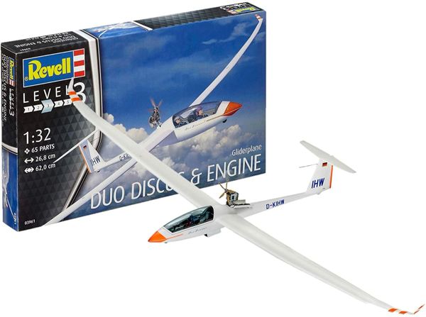 REVELL...1:32Scale..DUO DISCUS & ENGINE ..Gliderplane