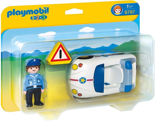 PLAYMOBIL 6797 123 Police car