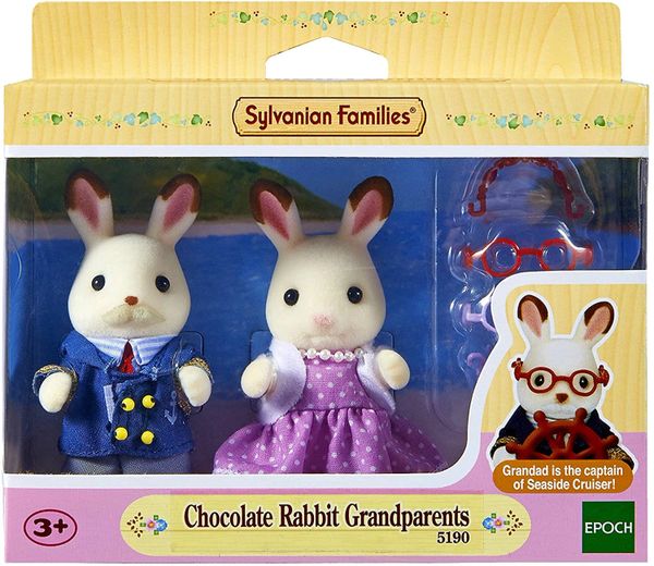 SYLVANIAN FAMILIES ...CHOCOLATE RABBIT... GRANDPARENTS