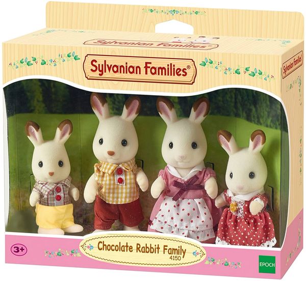 SYLVANIAN FAMILIES........CHOCOLATE RABBIT FAMILY