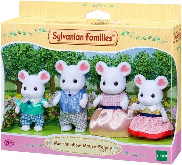 SYLVANIAN FAMILIES....MARSHMALLOW MOUSE FAMILY