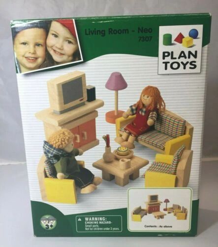 PLAN TOYS....... DOLLSHOUSE ..LIVING ROOM