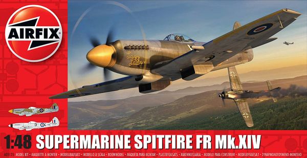 AIRFIX....1.48 Scale SUPERMARINE SPITFIRE FR MK.XIV