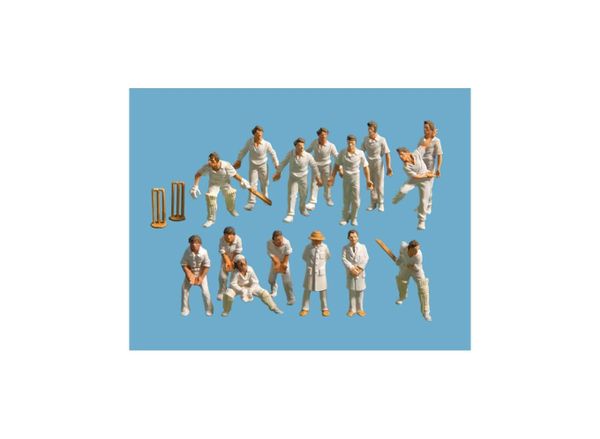 PECO MODEL SCENE 00 CRICKET TEAM