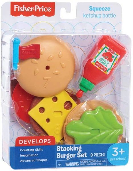 FISHER PRICE.............. STACKING BURGER SET