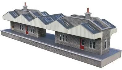 METCALFE.. PO234 OO/HO ISLAND PLATFORM BUILDINGS ready cut card kit