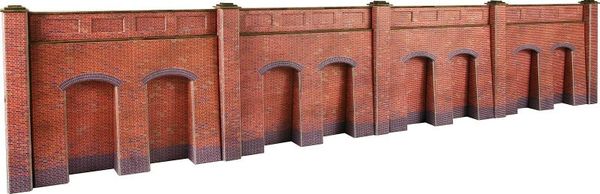 METCALFE.. PO244..OO/HO.... BRICK RETAINING WALL ..Card Construction Kit