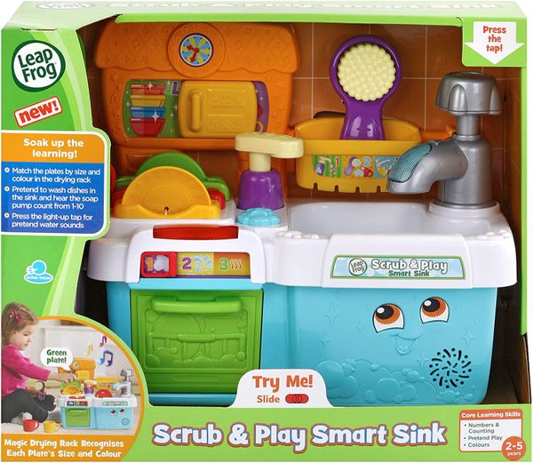 LEAPFROG.SCRUB & PLAY SMART SINK Chadneys Toy Chest