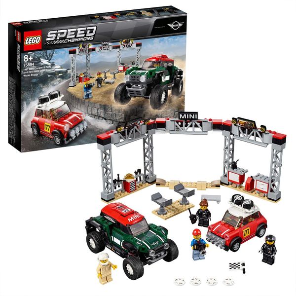 LEGO.. 75894 Speed Champions 1967 S Rally and 2018 Mini John Cooper Works