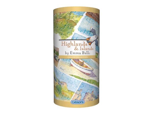 Highlands & Islands Gibsons 250pc Jigsaw Puzzle in a Tube