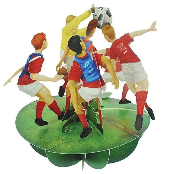 PIROUETTES 3D POP UP CARDS.....FOOTBALL