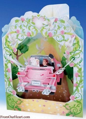 SWING CARDS ......THE WEDDING CAR