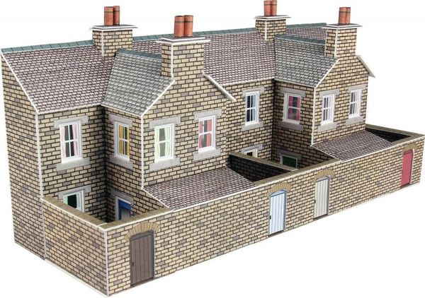 METCALFE ....PN177 NGAUGE .. low relief ......STONE TERRACED HOUSE BACKS