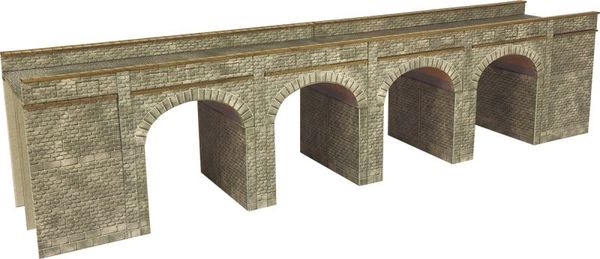 METCALFE ..PN141 N GAUGE .. STONE VIADUCT