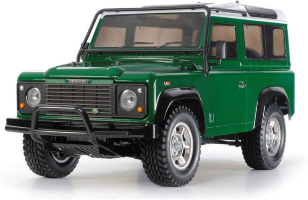 TAMIYA.. 1/10th scale 4wd... off road LAND ROVER DEFENDER 90