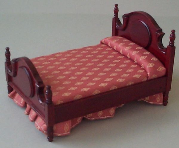 MAHOGANY DOUBLE BED