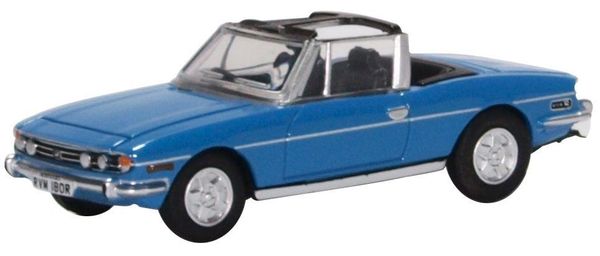 Oxford Diecast ..76TS004....TRIUMPH STAG...tahiti blue 1:76scale