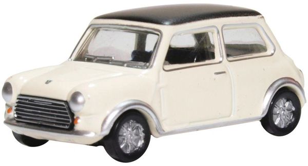 Oxford Diecast ...76MCS004...Mini Cooper S Snowberry white/black 1:76 scale