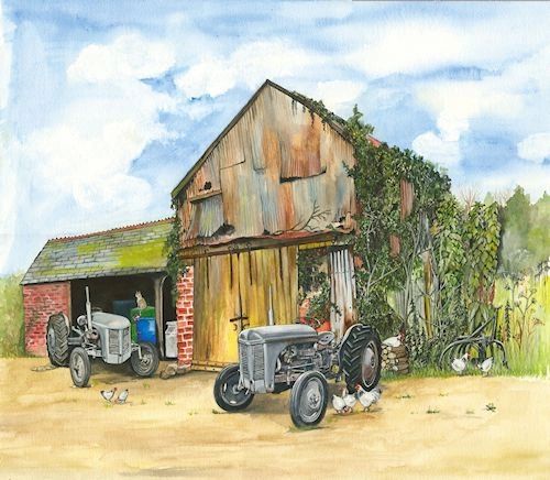 2 FERGUSON TE20 TRACTORS by SUE PODBERY