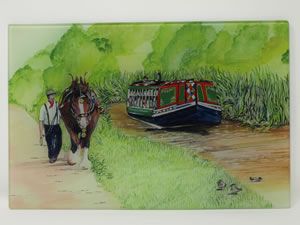 A HORSE DRAWN BARGE by Sue Podbery