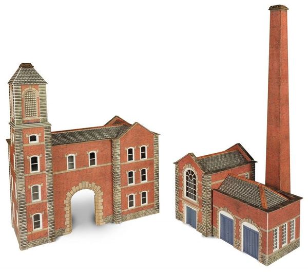 METCALFE ...PN184 N SCALE BOILERHOUSE & FACTORY ENTRANCE