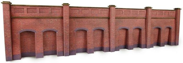 METCALFE ...PN145 N SCALE RETAINING WALL IN RED BRICK