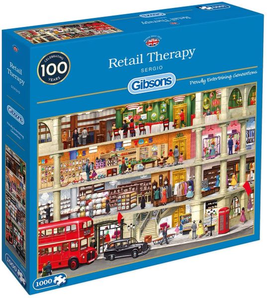 GIBSONS 1000 Pce PUZZLE ....RETAIL THERAPY
