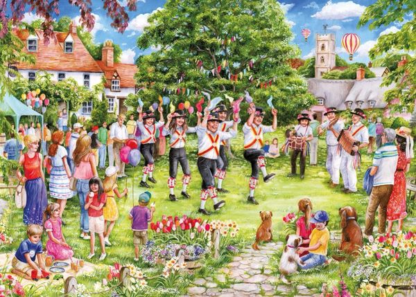 GIBSONS 1000 Pce PUZZLE... THE COUNTRY DANCE