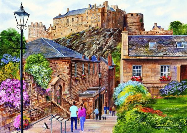 Gibsons Edinburgh - The Vennel Jigsaw Puzzle, 1000 piece