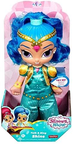 Shimmer and Shine Talk and Sing Shimmer Plush Doll
