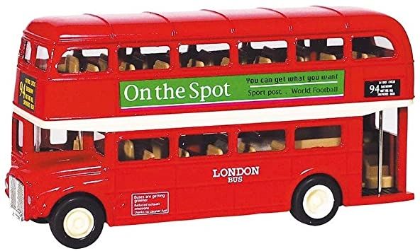 Diecast London Bus - Pull Back and Go Action