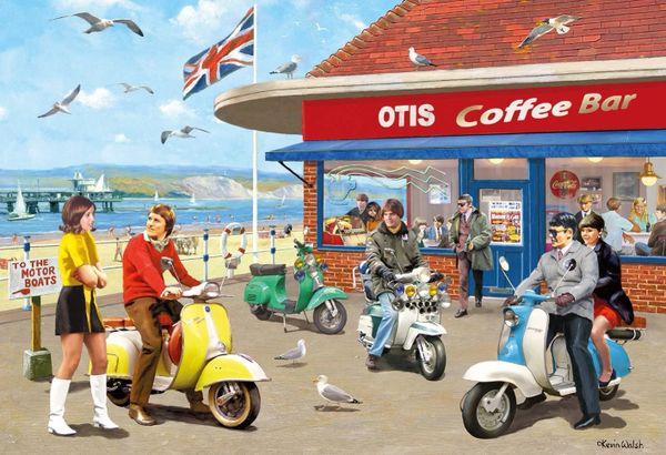 Gibsons Mods and Rockers Jigsaw Puzzle (2 x 500-Piece)