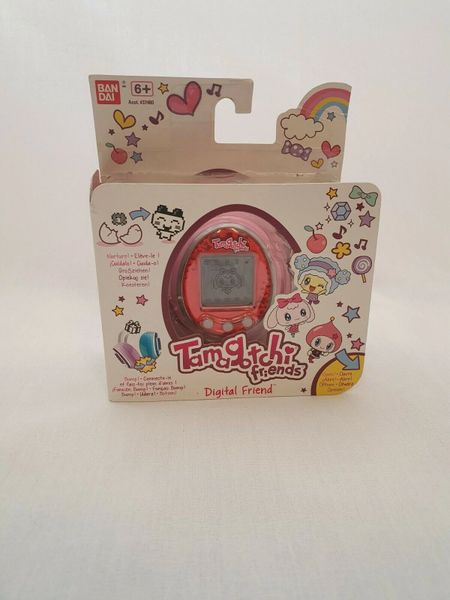 TAMAGOTCHI Friends..... Red Metallic front /pink back by Bandai