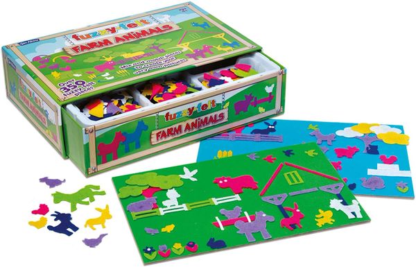 John Adams 9473 Fuzzy-Felt Farm Animals, Various, 4 Years