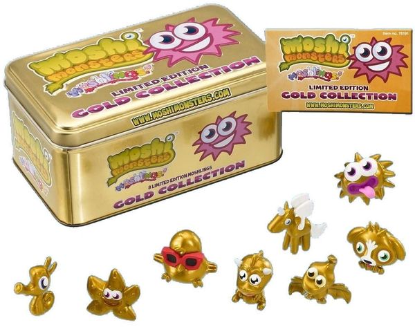 Moshi Monsters Moshlings Limited Edition Gold Collection
