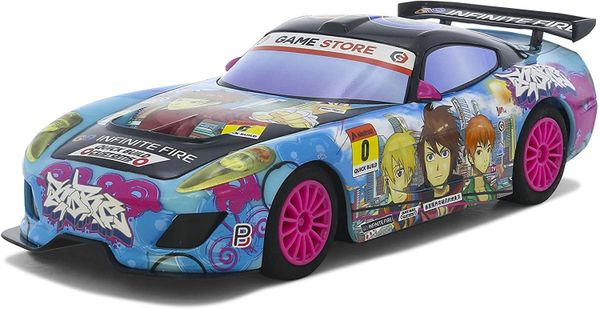 Scalextric C3838 Team GT Lightning Sunrise Anime Car