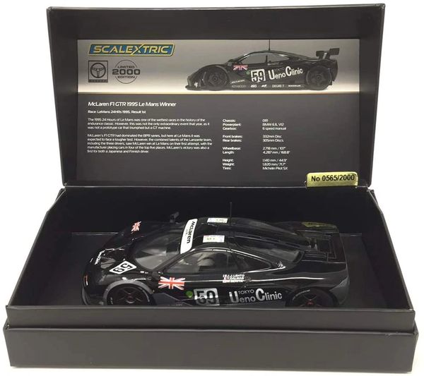 Scalextric C3965A McLaren F1 GTR Le Mans 1995 Limited Edition Black