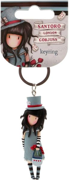 Santoro Gorjuss 631GJ06 The Hatter Figurine Moulded Keyring