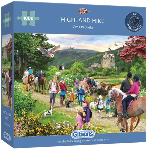 Gibsons Highland Hike 1000 Piece Jigsaw Puzzle