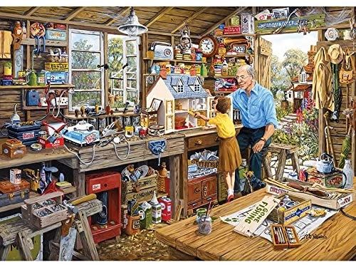 Gibsons Grandad's Workshop Jigsaw Puzzle, 1000 piece