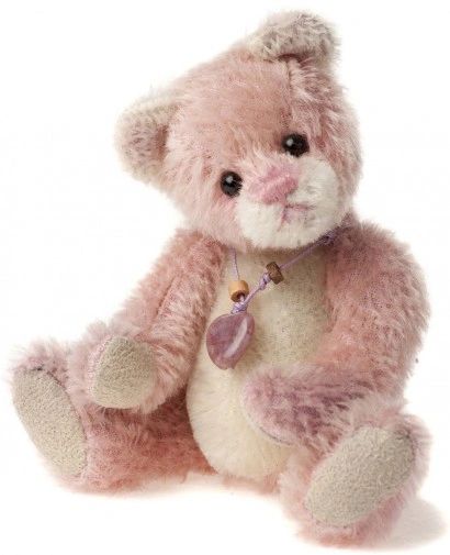 CHARLIE BEARS ..BALLETSHOE.. MINI MOHAIR KEYRING BEAR 5