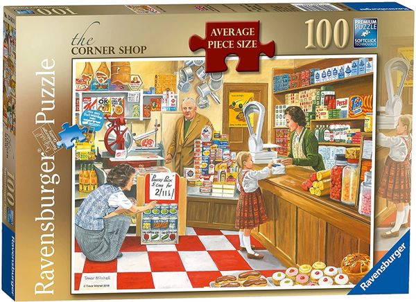 Ravensburger The Corner Shop 100pc Jigsaw Puzzle with Extra Large Pieces