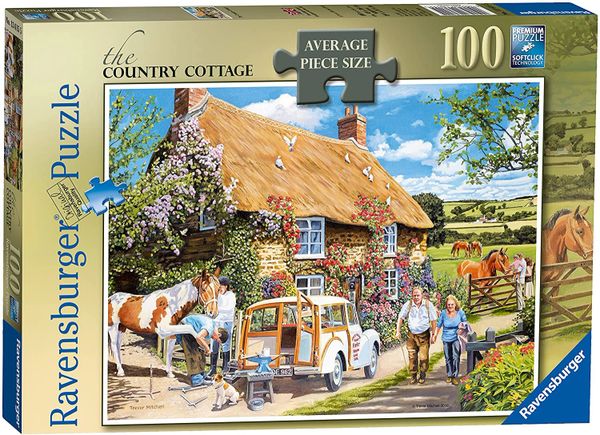Ravensburger The Country Cottage 100pc Jigsaw Puzzle with Extra Large Pieces