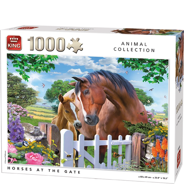 King.. 1000 piece Horses at the Gate