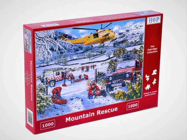 The House of Puzzles 1000 Piece Jigsaw Puzzle - Mountain Rescue