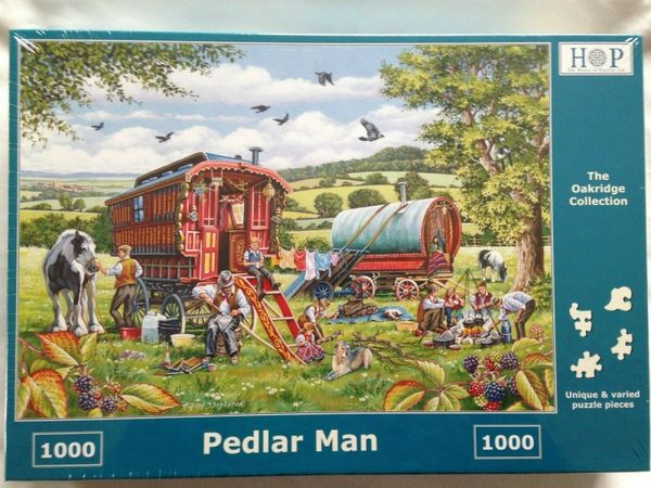 House of Puzzles 1000 Piece Jigsaw Puzzle - PEDLAR MAN