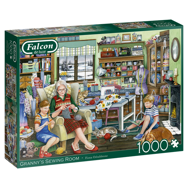 Falcon 1000 pce Puzzle Grannys Sewing Room