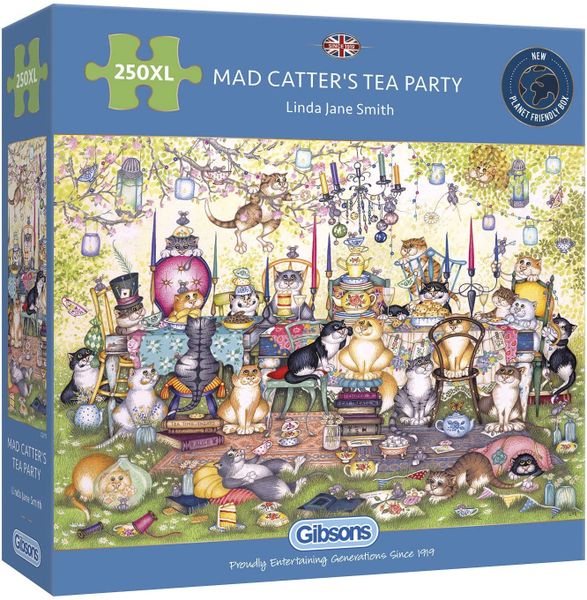 Gibsons 250XL pce Puzzle ...Mad Catters Tea Party